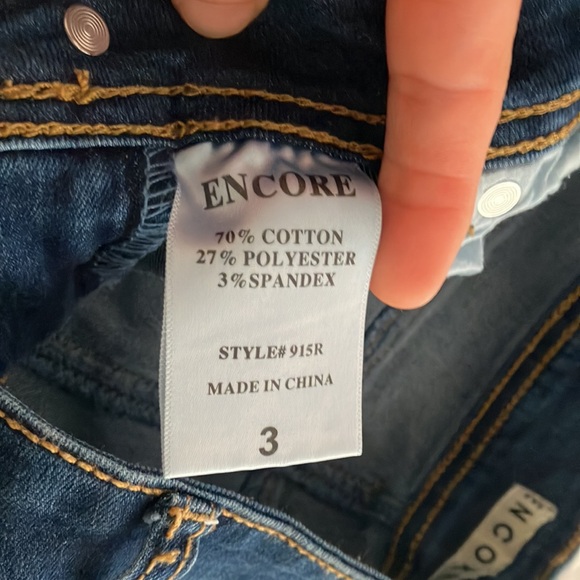 Encore skinny juniors women’s jeans Size 3 - Picture 4 of 10